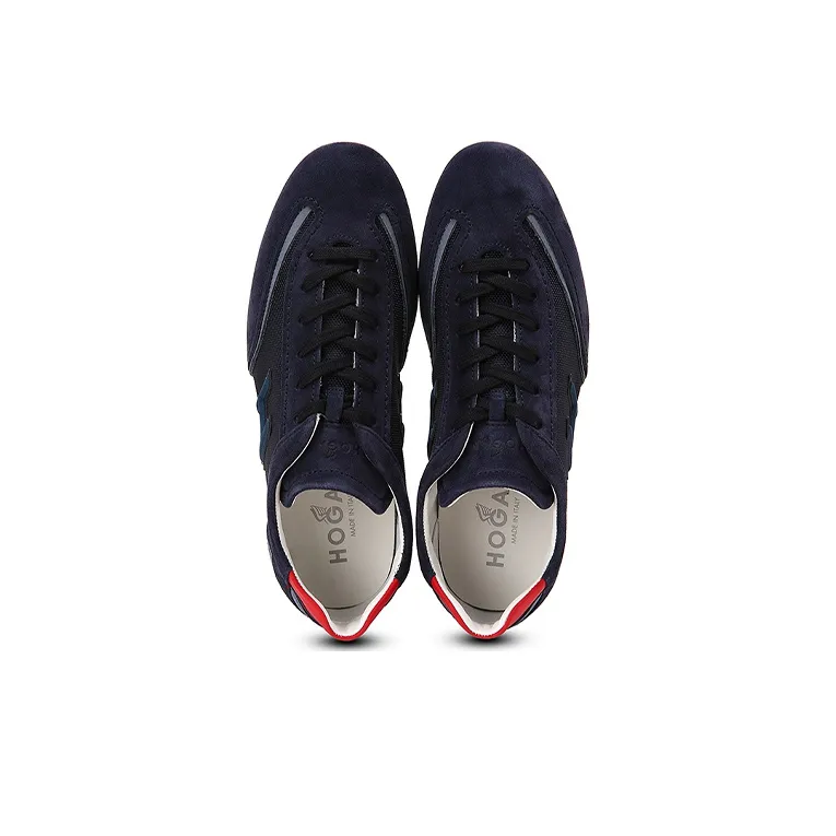 HOGAN Olympia Cushioning Anti-Slip And Wear-Resistant Low-Top Casual Shoes Men's Dark Blue-4