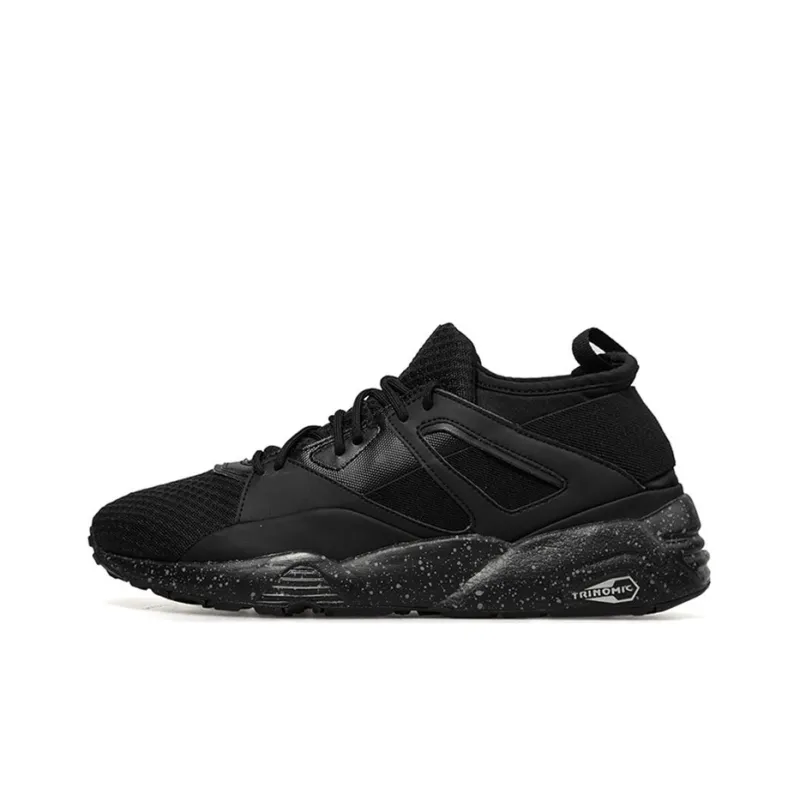 PUMA Bog Sock Cushioning Mid-Top Running Shoes Men's Black-0