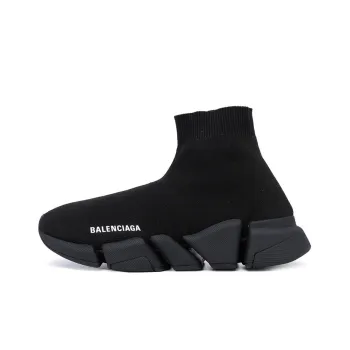 Balenciaga Speed 2.0 Shiny Black Women's