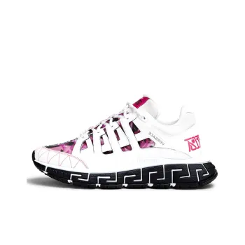 VERSACE Women's Trigreca 'White Pale Pink'