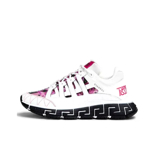 VERSACE Women's Trigreca 'White Pale Pink'