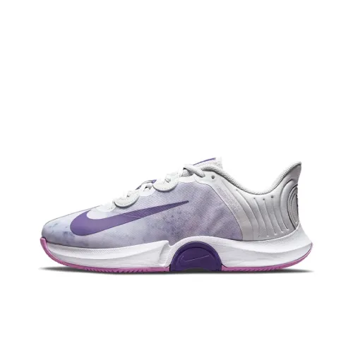 Nike Air Zoom GP Tennis Shoes Women's Low-Top Gray/Purple