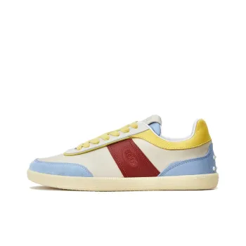 TOD'S Stylish Skateboarding Shoes Women's Blue Yellow Red