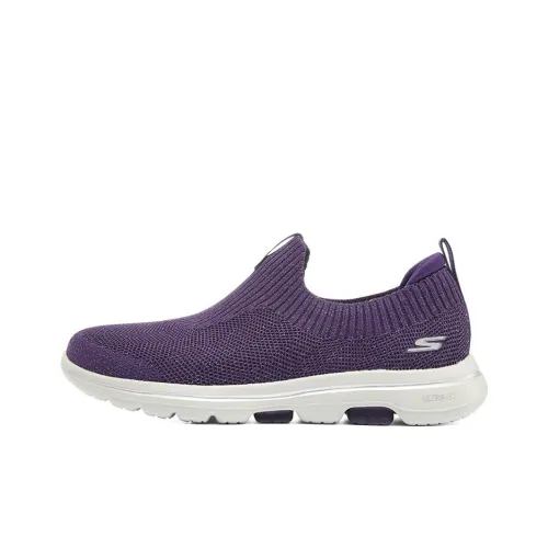 Skechers Go Walk 5 Slip-On Shoes Women's Low-Top Purple