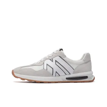Anthony Miles Running Shoes Men Low Top White Gray