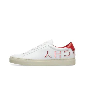 Givenchy Urban Skateboard Shoes Men Low Top White Red