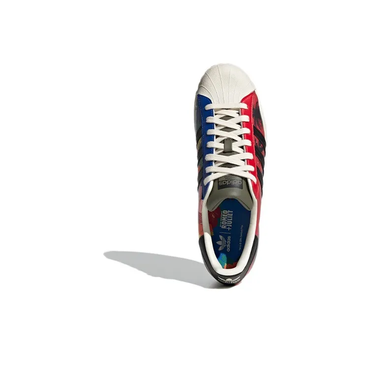Adidas Originals Superstar Shoes 'Red Black Blue'-4