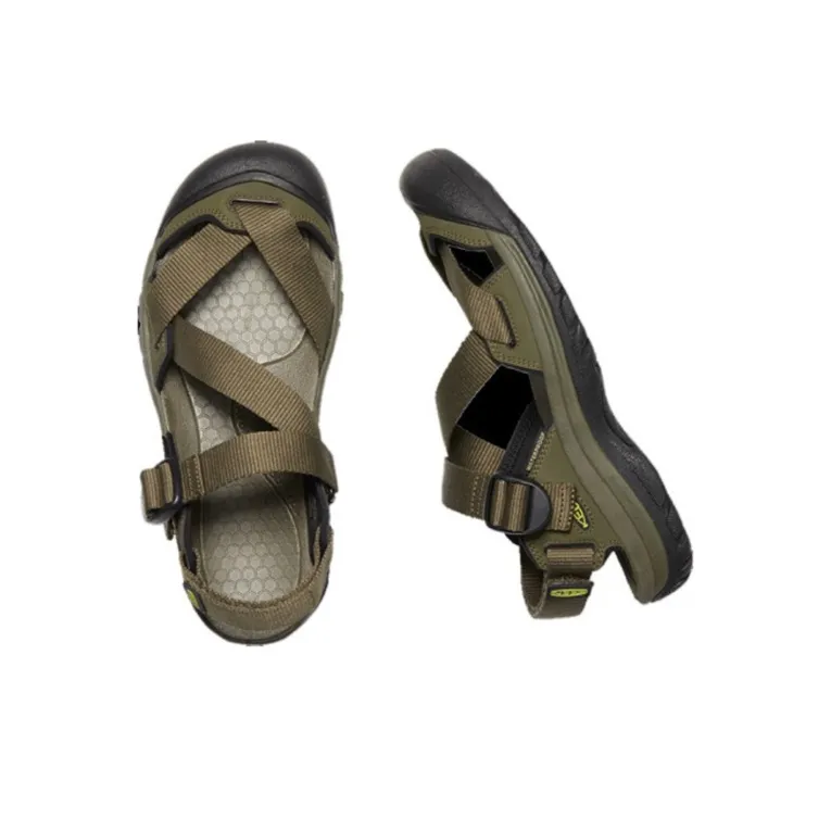 KEEN Zerraport 2 Quick Dry River Trekking Shoes Men's Army Green-4