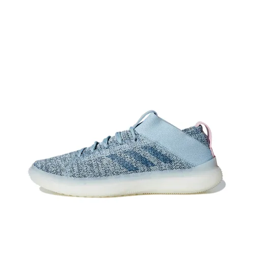 Adidas Pure Boost Running Shoes Women's Low-Top Light Blue