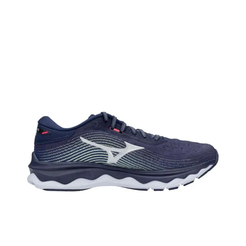 Mizuno Wave Sky 5 Casual Shoes Women's Low Top Blue/White/Red-1