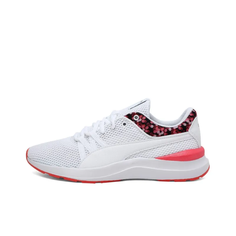 PUMA Adela Anti-Slip Wear-Resistant Low-Top Running Shoes Women's White-0