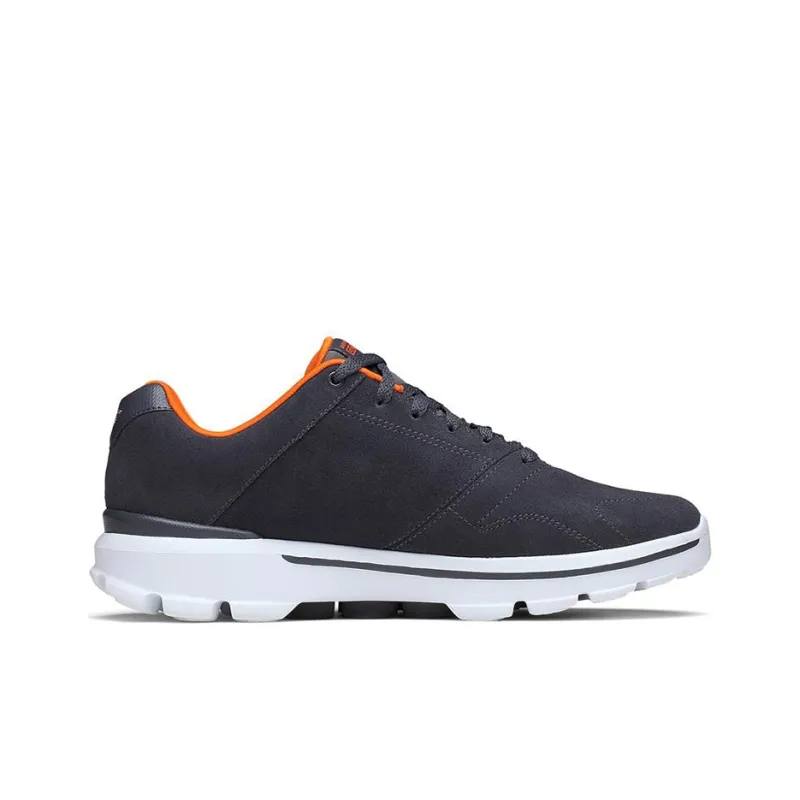 Skechers Go Walk 3 Casual Shoes Men Low-Top Gray/Orange-1
