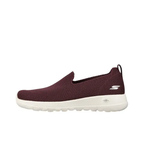 Skechers Go Walk Joy Sensational Day Cushioning Anti Slip And Wear Resistant Low Top Casual Shoes Women's Burgundy