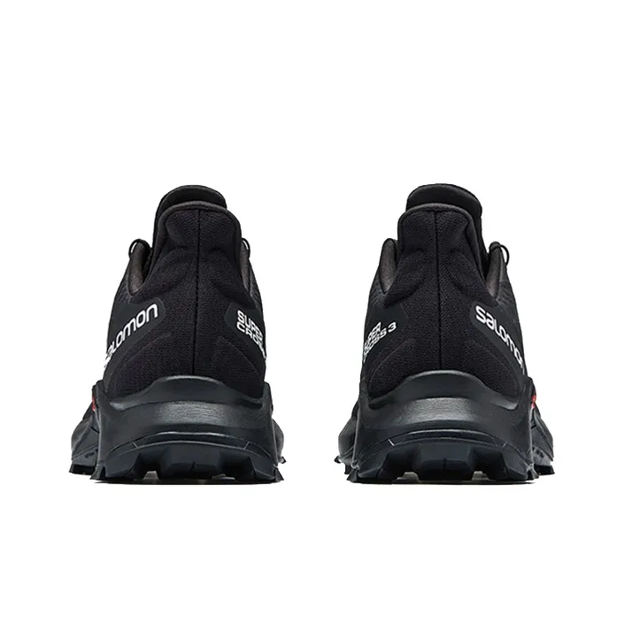 SALOMON Supercross 3 Anti Slip Wear Resistant Low Top Casual Running Shoes Men's Black-3