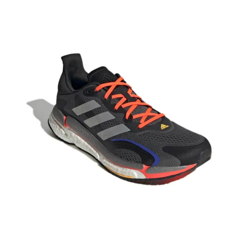 Adidas Solar Boost 3 Cushioning Low-Top Running Shoes Men's Carbon Gray-2