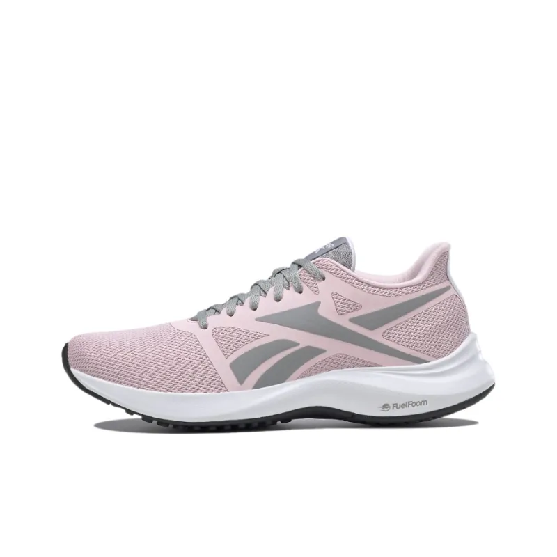 Reebok Runner 5 Wear-Resistant Slip-Resistant Cushioning Low-Top Running Shoes Women's Peach Pink Gray-0