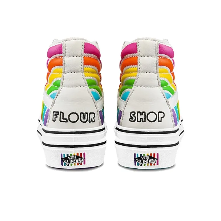 Vans Flour Shop X Super ComfyCush Sk8 Hi 'Rainbow'-9