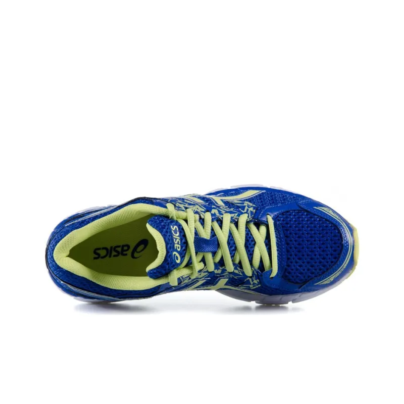 Asics Gel-Oberon Wear-Resistant Low-Top Running Shoes Women's Blue Yellow-3
