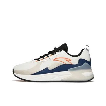 Anta Pursuing Clouds Durable Breathable Low Top Sports Casual Shoes Men's White Black Blue