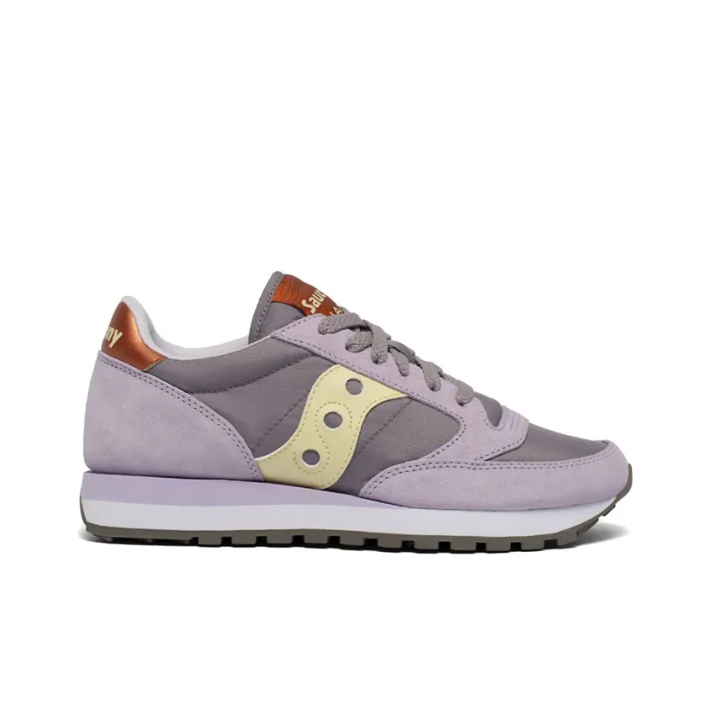 Saucony Jazz Original Running Shoes Women's Low-Top Gray/Purple/White-1