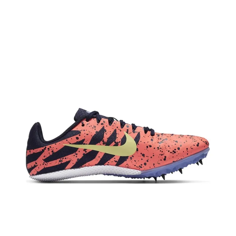 Nike Zoom Rival S 9 Paint Splatter Bright Mango Zitron Women's-1