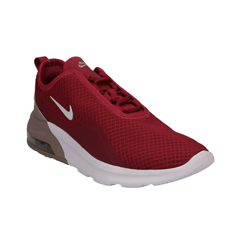 Nike Air Max Motion Cushioned Anti-Slip And Wear-Resistant Lightweight Low-Top Casual Running Shoes Women's Red White-1