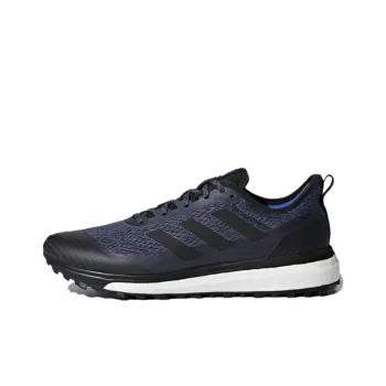 Adidas Response Trail Slip-Resistant Low-Top Running Shoes Men's Blue Black