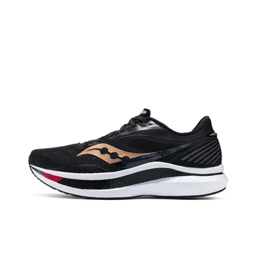 Saucony Endorphin Speed 1 Running Shoes Men Low Top Black Bright Gold