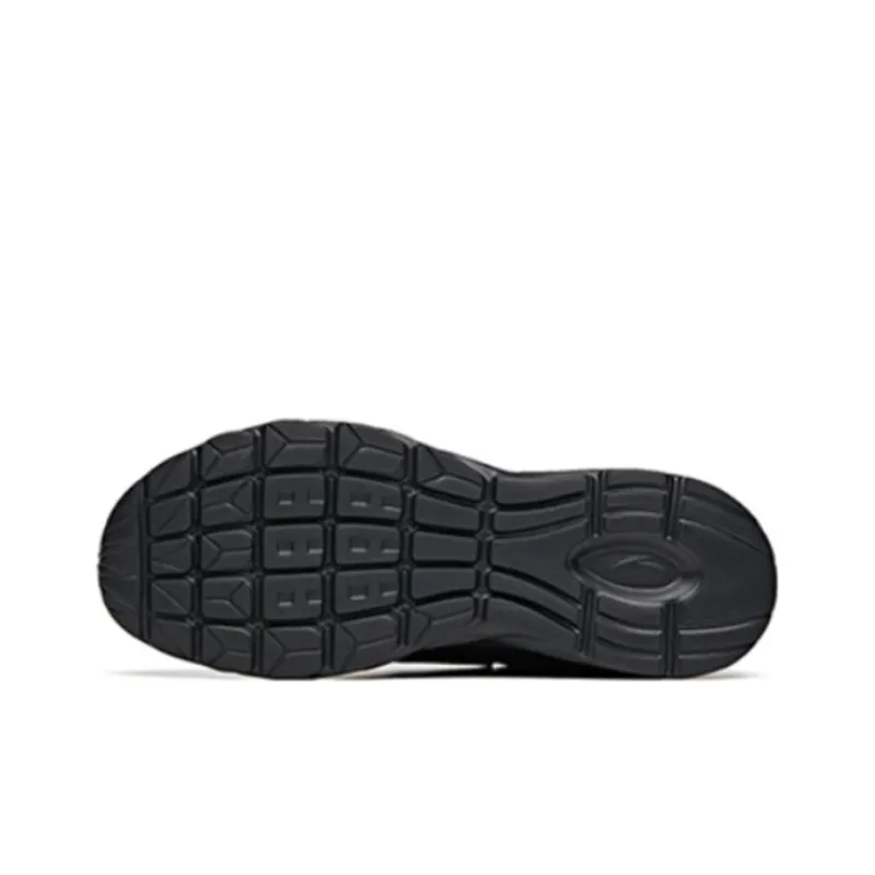 Anta Running Collection Cushioning Anti Slip And Wear Resistant Low Top Running Shoes Men's Black-4