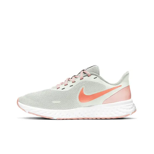 Nike Revolution 5 White Orange Pearl Women's Wide