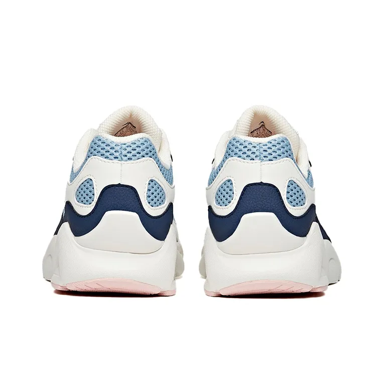 ANTA Running Shoes Women's Low Top Ivory White/Space Gray-3