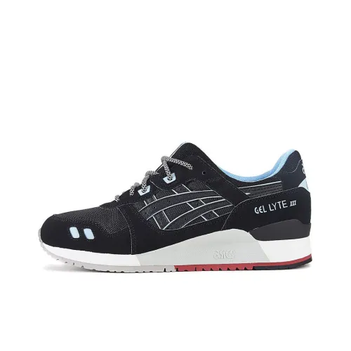 Asics Gel-Lyte 3 Running Shoes Men Low-Top Black/White/Red