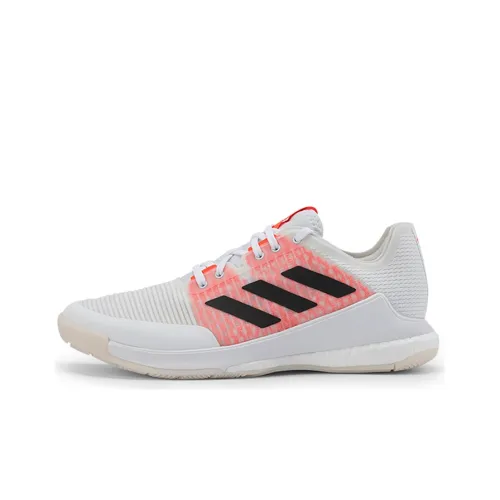 Adidas Crazyflight Running Shoes Unisex Low-Top White/Pink