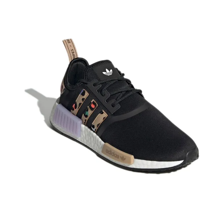Adidas Nmd R1 Black Purple Leopard Women's-2