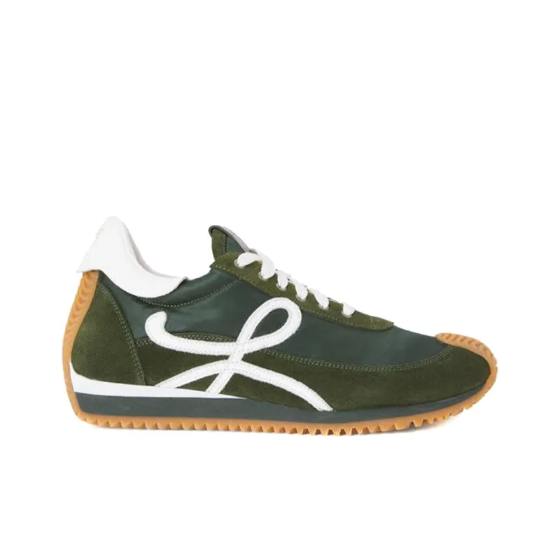 LOEWE Flow Runner Low Top Casual Shoes Men's Forest Green-1