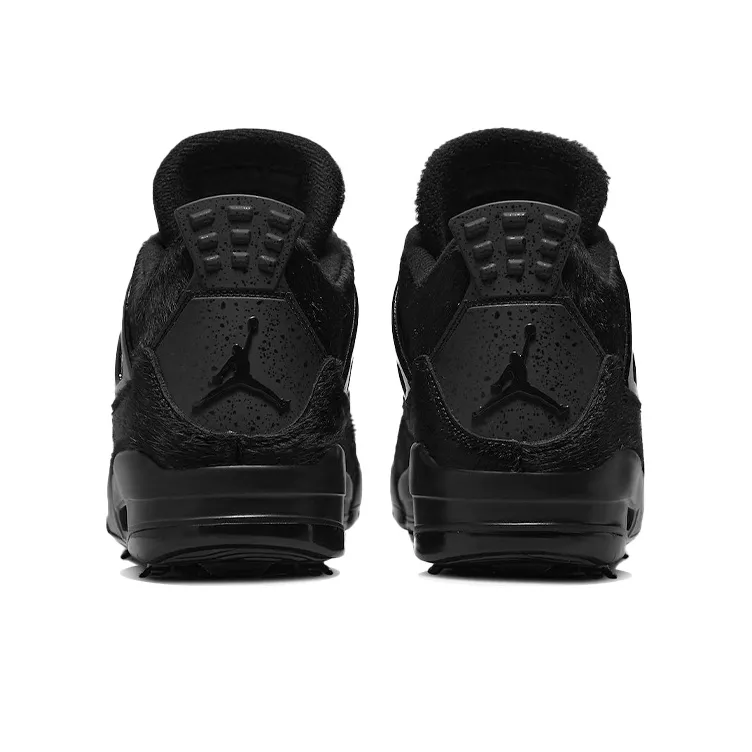 Jordan 4 Retro Golf Black Cat Pony Hair-4
