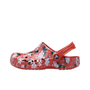 Crocs Baya Seasonal Printed Clogs 'Spicy Orange White'