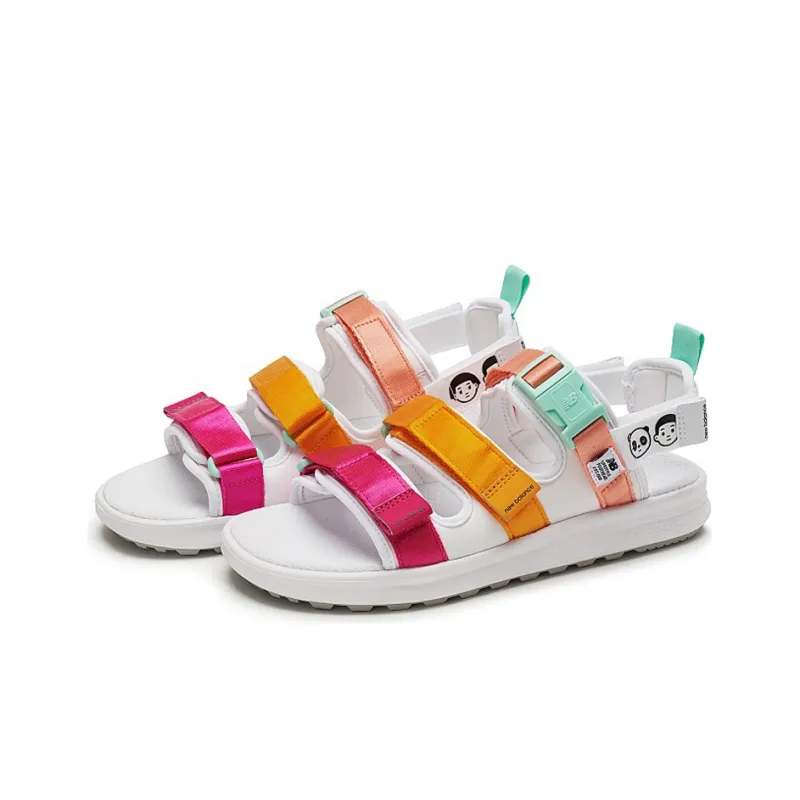 New Balance X Noritake 750 Sport Sandals White/Orange/Purple-2