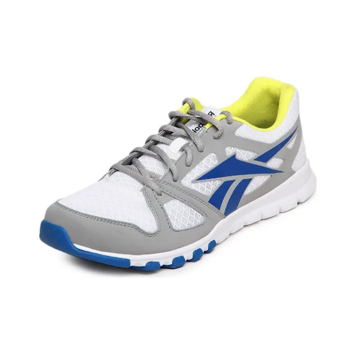Reebok Sublite Train Cushioned Slip-Resistant Low-Top Running Shoes Men's Gray Blue-2