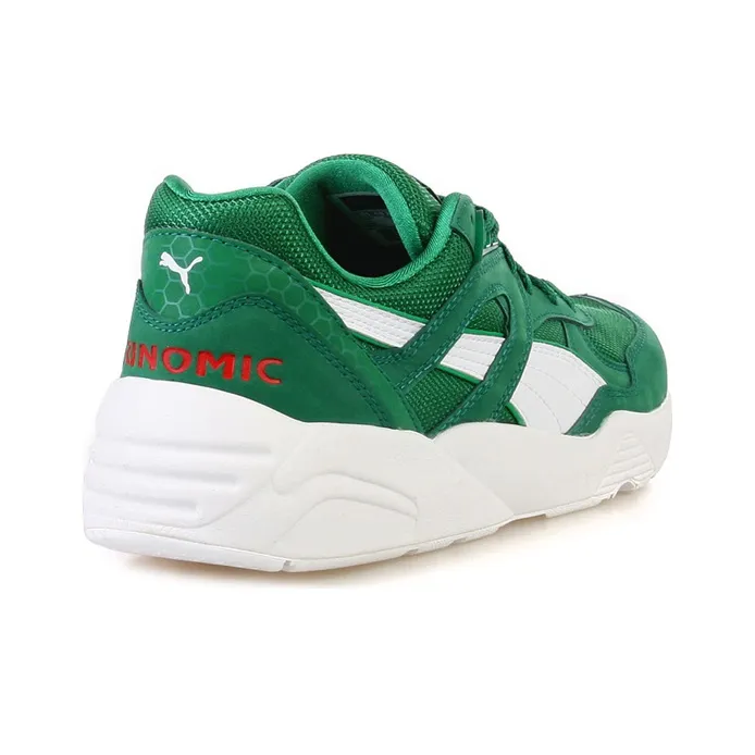 PUMA R698 Trinomic Low-Top Casual Shoes Men's Green-4