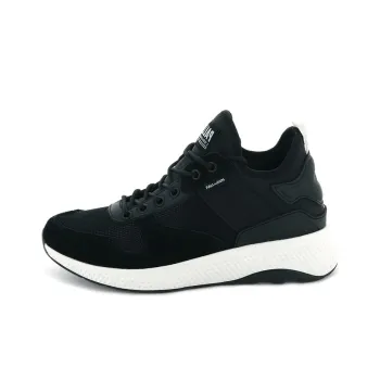 Palladium Ax Eon Army Run Wear-Resistant Slip-Resistant Low-Top Running Shoes Women's Black