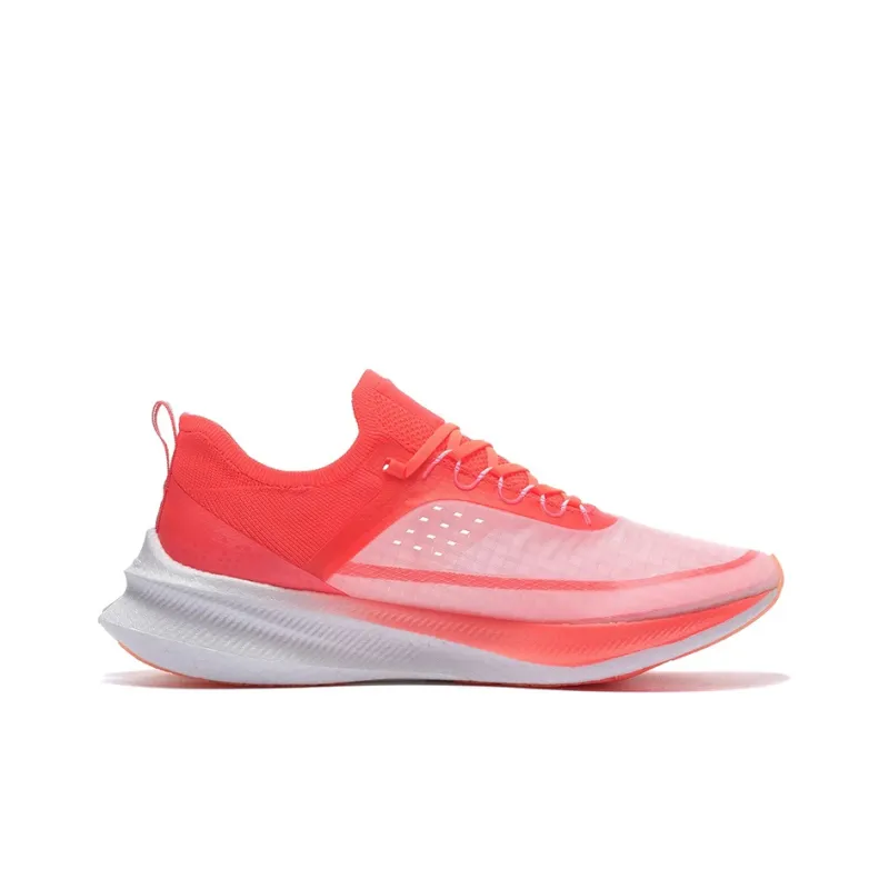 LiNing Feidian Challenger 䨻 Durable Breathable Low-Top Running Shoes Men's Fluorescent Fruit Red-1