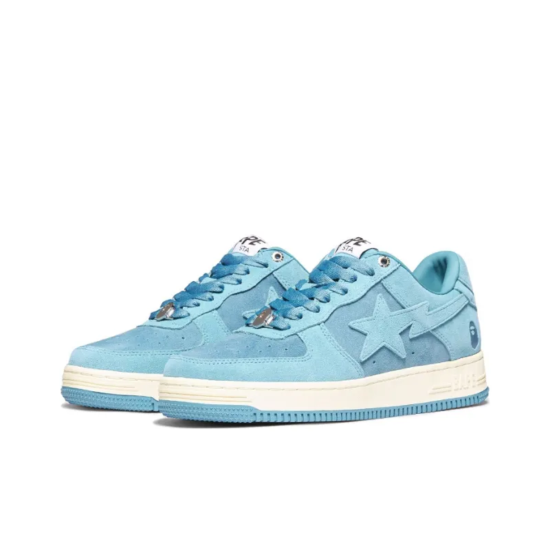 BAPE A BATHING APE Bape Sta Blue Suede-2