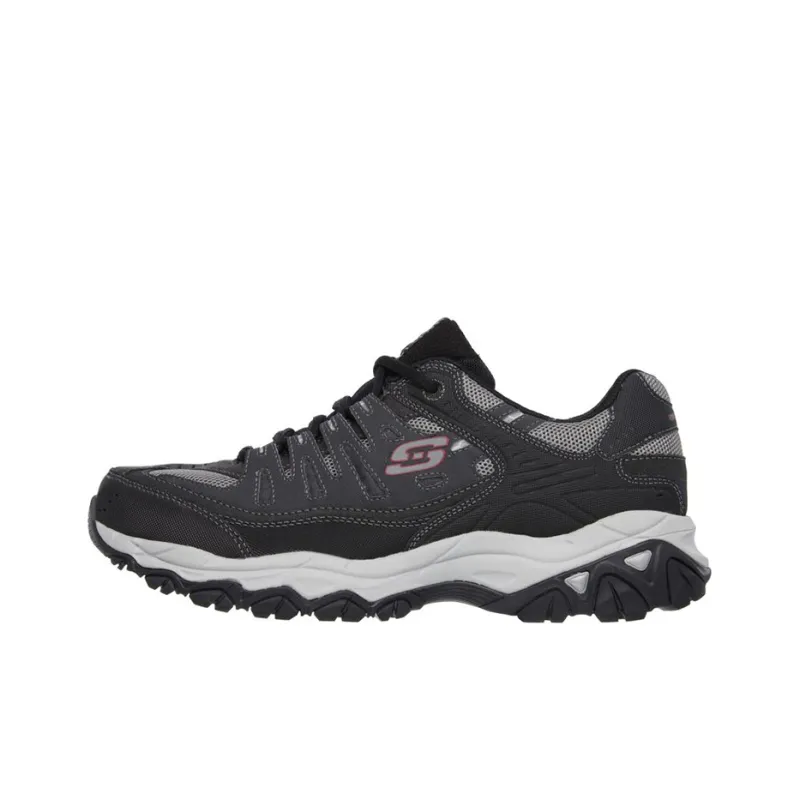 Skechers After Burn Outdoor Shoes Men Low-Top Charcoal/Black-0