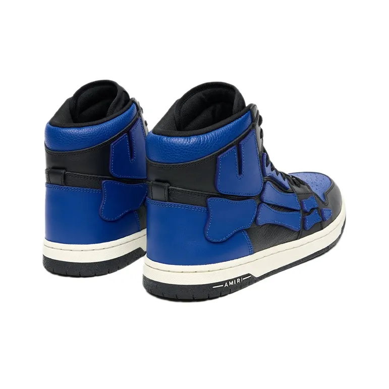 AMIRI Skel Panelled High Top Blue Black-3