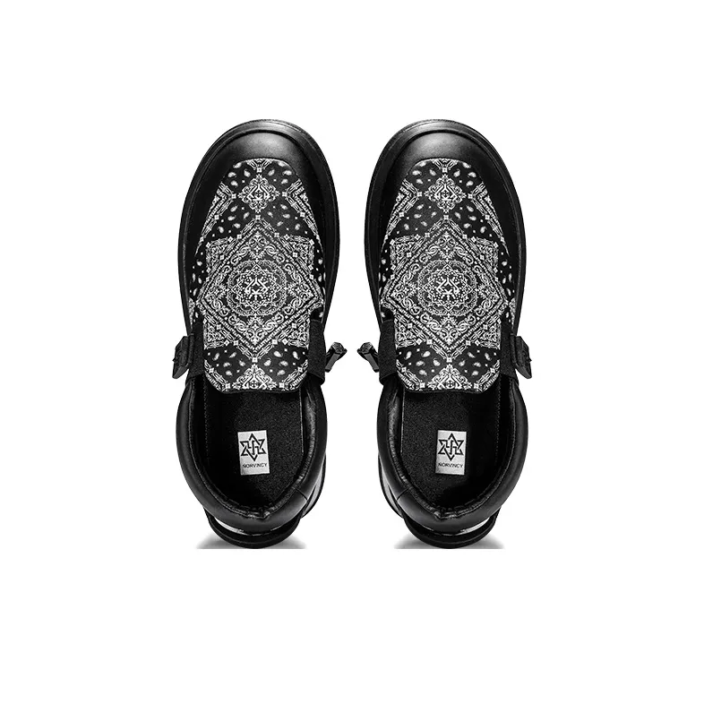 NORVINCY Stylish Skateboarding Shoes Unisex Black-2
