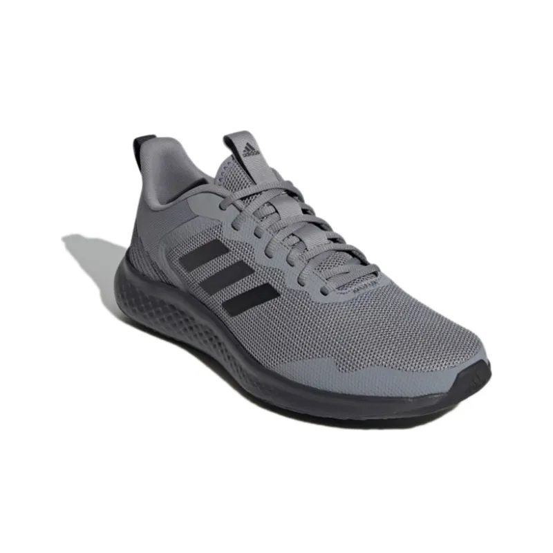 Adidas Fluidstreet Slip-Resistant Low-Top Running Shoes Men's Gray Black-2