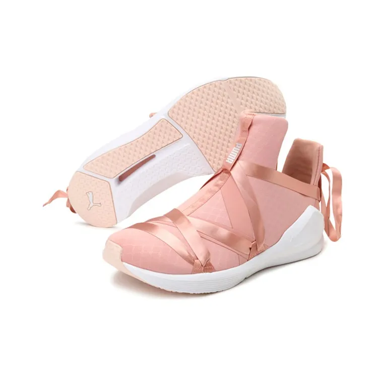 PUMA Fierce Rope Satin Ep Peach Beige Women's-3