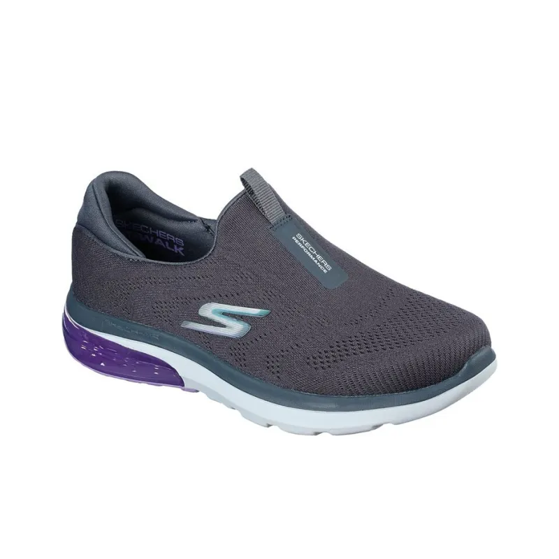 Skechers GO WALK Air 2.0-Sky Motion Cushioned Slip-Resistant Low-Top Casual Shoes Women's Gray Purple-2