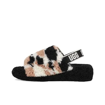 UGG Fluff Yeah 'White Black Brown' Women's
